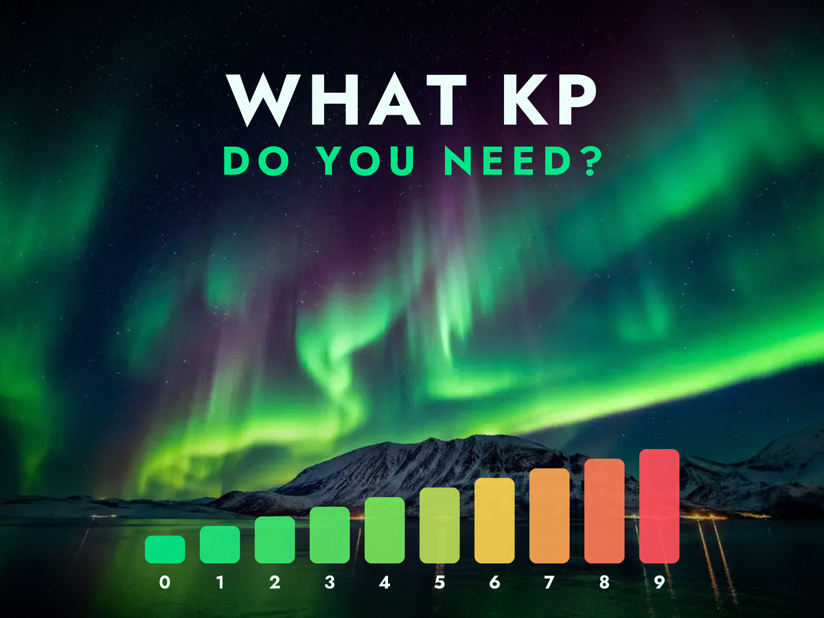 오로라 보려면 Kp 몇이 필요할까? 도시별 Kp 지수 기준표