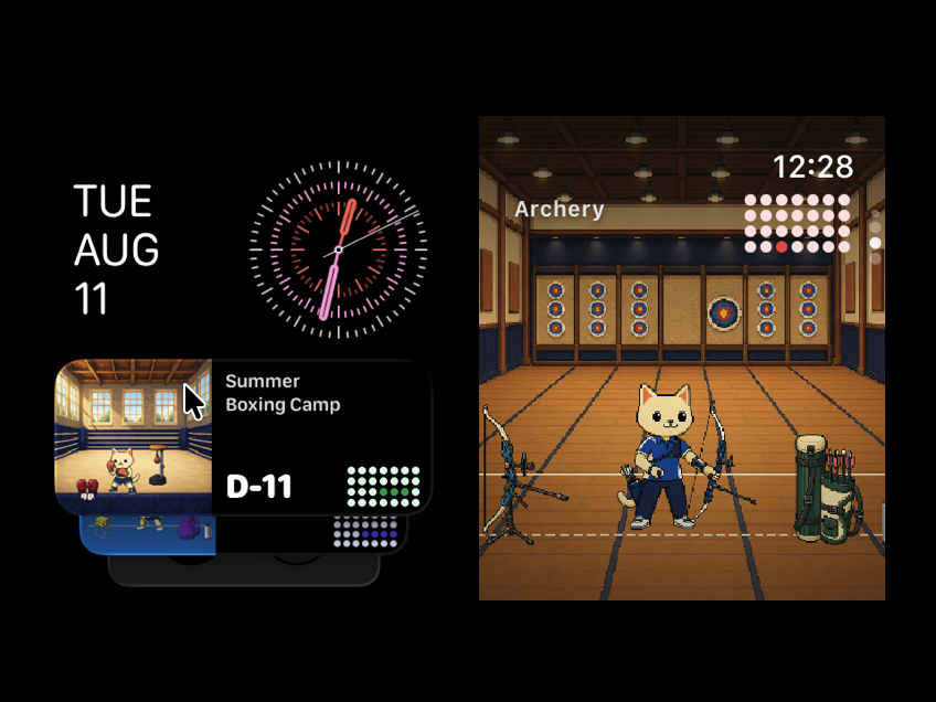 The Sportling Apple Watch app and WidgetKit widgets